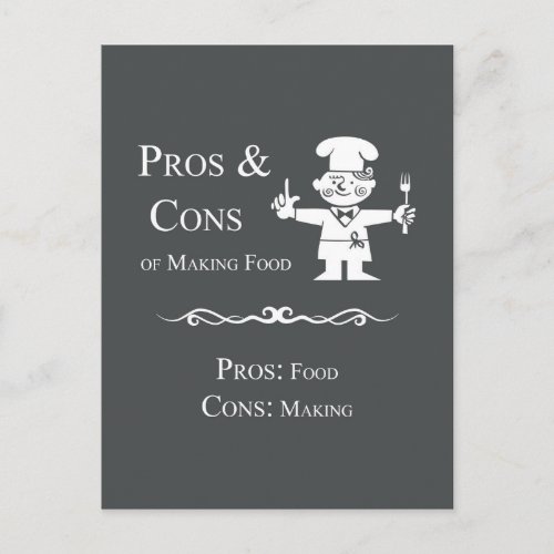 Pros  Cons of Making Food Postcard