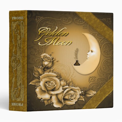 ProsePoetry Golden Moon _ Avery Binder