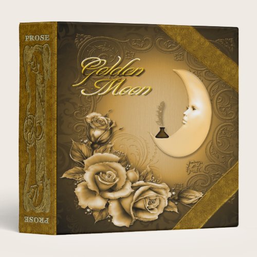 Prose/Poetry, Golden Moon - Avery Binder
