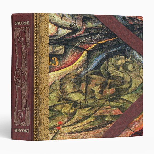 Prose/Poetry, States of Mind - Avery Binder (Front/Spine)