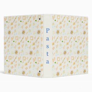 Prosecco and Pasta Birthday 3 Ring Binder