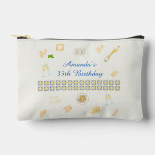 Prosecco and Pasta Birthday Accessory Pouch