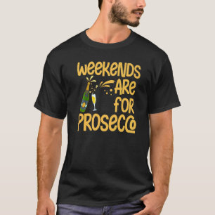 Prosecco Wine Champagne Cocktails Rose Bottle Ital T-Shirt