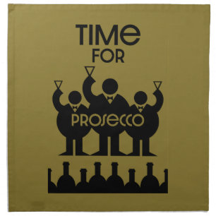 Prosecco Wine Drinkers Cloth Napkin