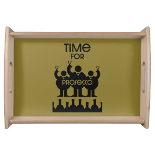 Prosecco Wine Drinkers Serving Tray