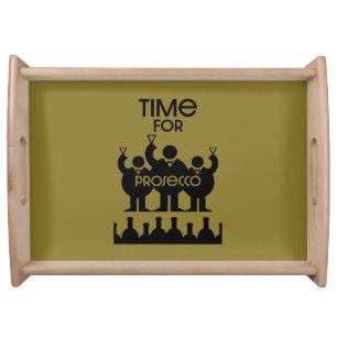 Prosecco Wine Drinkers Serving Tray