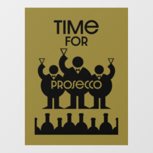 Prosecco Wine Drinkers Wall Decal