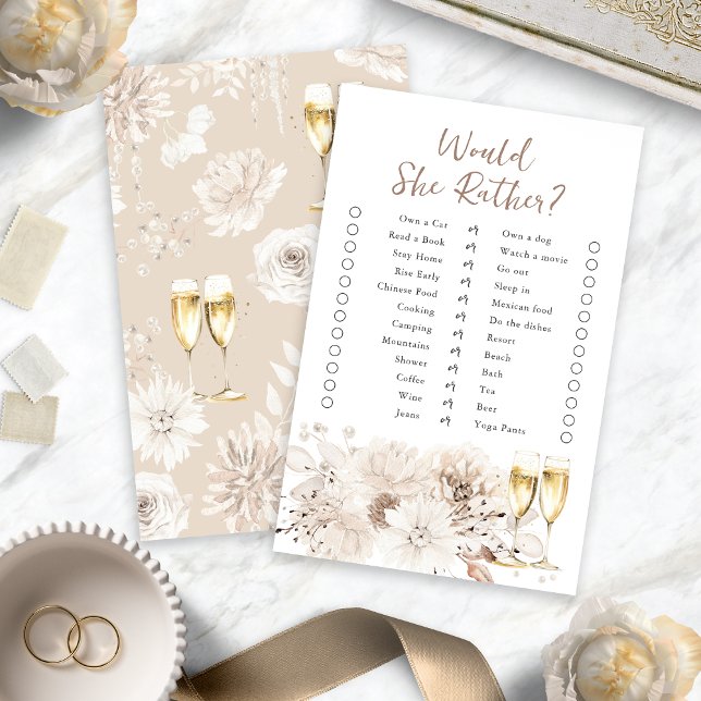 Prosecco Would She Rather Game (Prosecco Would She Rather Game
)