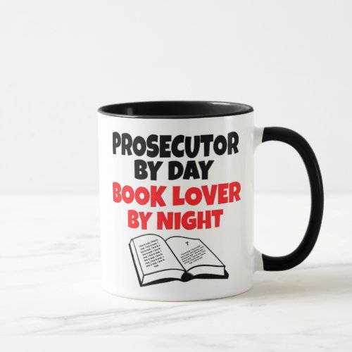 Prosecutor Loves Reading Mug