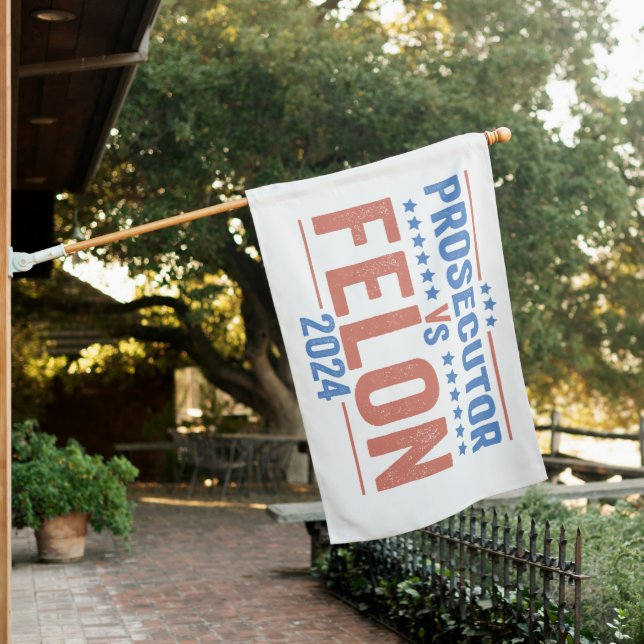 Prosecutor Vs Felon American Election 2024 House Flag (In SItu)