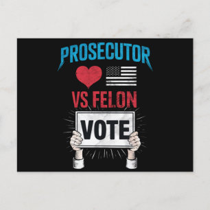 Prosecutor vs Felon Vote Postcard