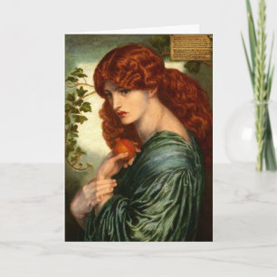 Proserpine by Rossetti Greeting Card