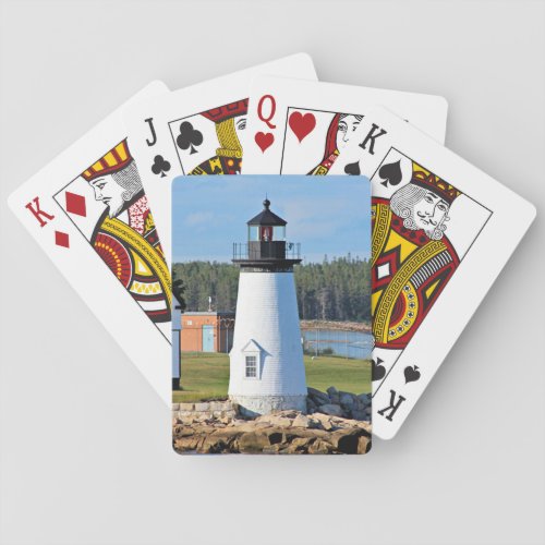 Prospect Harbor Lighthouse Maine Playing Cards