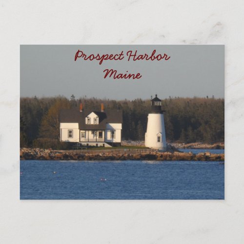 Prospect Harbor Lighthouse_ Maine Postcard