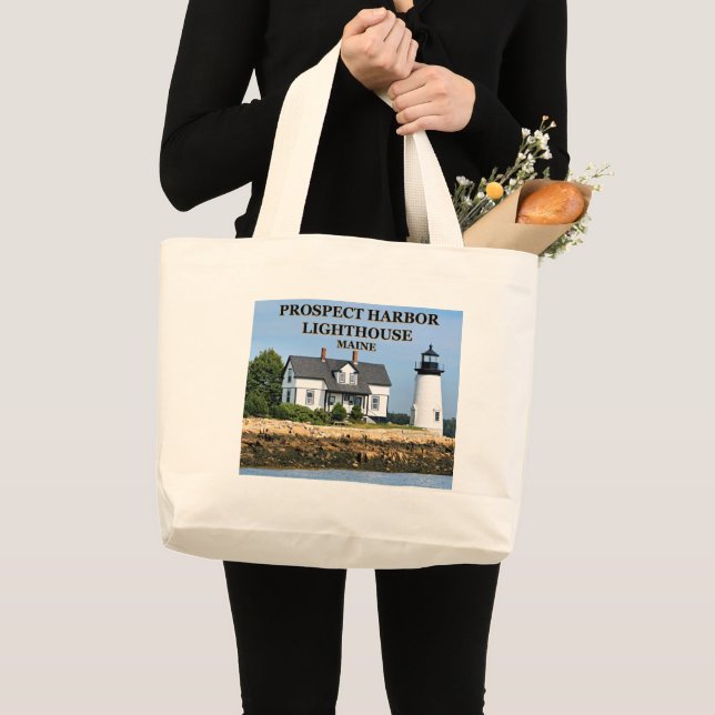 Prospect Harbor Lighthouse, Maine Tote Bag (Front (Product))
