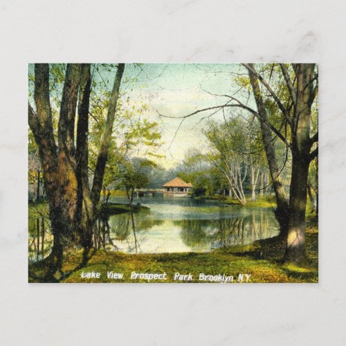 Prospect Park Brooklyn NY 1908 Vintage Postcard