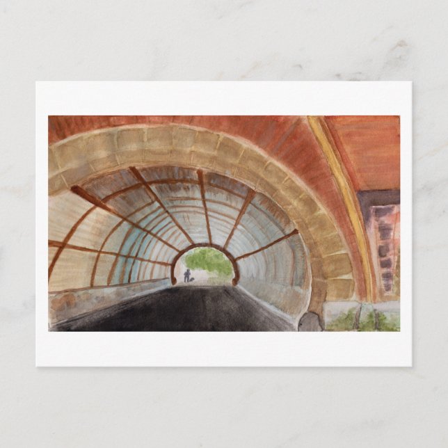 Prospect Park Brooklyn Watercolor Postcard (Front)