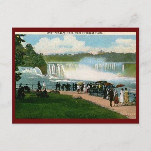 Prospect Park Niagara Falls Vintage Postcard