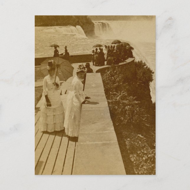 Prospect Point Niagra Falls Vintage Stereoview Postcard (Front)