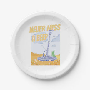 Prospecting Miner - Gems Mining Prospector Paper Plates