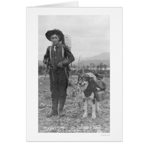 Prospector Dog Seward Alaska 1904