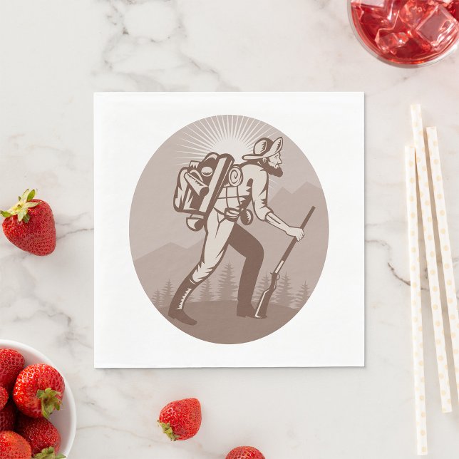 Prospector Miner Hiking Napkins (Creator Uploaded)