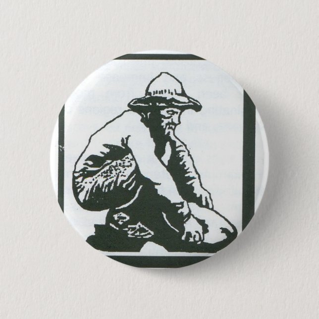 prospector pinback button (Front)
