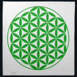 Prosperity11 Napkin<br><div class="desc">The flower of Life is used in all religions. It is considered sacred with healing energy within the symbol. Use for your crystal grids, sacred altars and for your personal use. Use your intuition to use the design for your particular intention or prayer.</div>