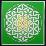 Prosperity 12 cloth napkin<br><div class="desc">The flower of Life is used in all religions. It is considered sacred with healing energy within the symbol. Use for your crystal grids, sacred altars and for your personal use. Use your intuition to use the design for your particular intention or prayer. This design was created to use for...</div>