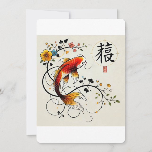 Prosperity Koi Card (Front)