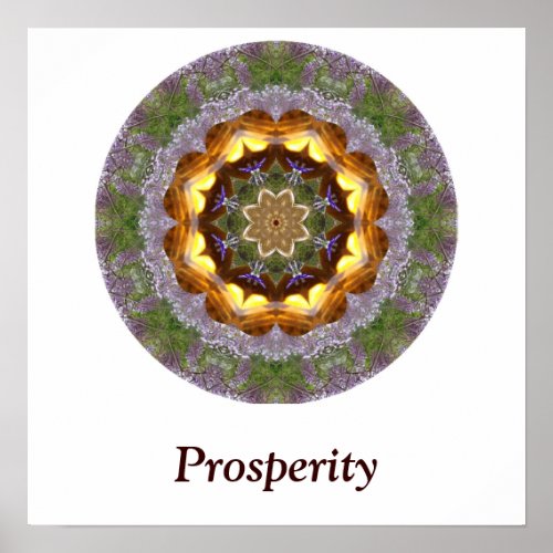 Prosperity Mandala Poster