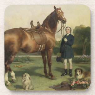 Prosperity (oil on canvas) coaster