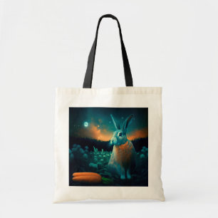 Prosperity Rabbit in the Moonlight Tote Bag