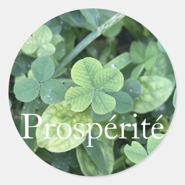 Prosperity Sticker (Front)