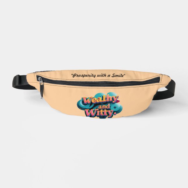 "Prosperity with a Smile" Fanny Pack (Front)