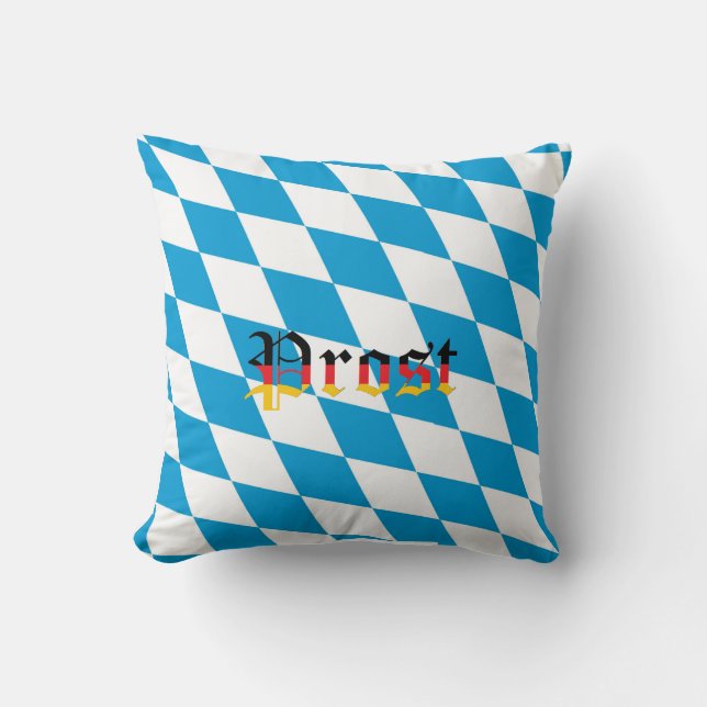 Prost (Bavarian) Pillow (Front)