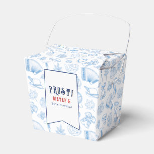 Prost! Beer and Wiener Schnitzel German Birthday Favor Boxes