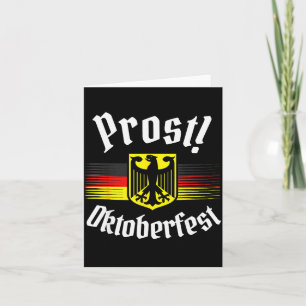 Prost Beer German American Flag Men Mug Card