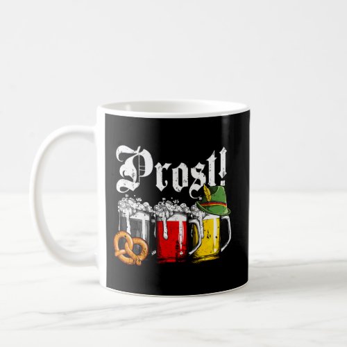 Prost Beer German Flag Oktoberfest Cheers Coffee Mug