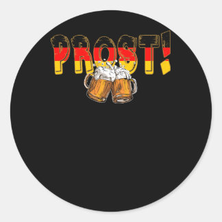 Prost Cheers Oktoberfest Cool German Beer Classic Round Sticker