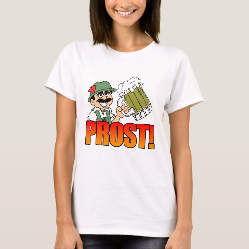 Prost German Cartoon T_Shirt