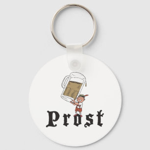 Prost German Drinking Keychain