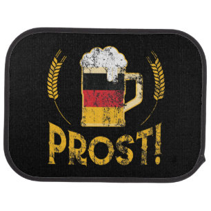 Prost German Flag Beer Lover Oktoberfest Car Floor Mat