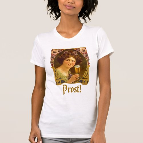 Prost Toast Oktoberfest Gal Octoberfest T_shirt