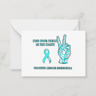 Prostate Awareness Flat Note Card