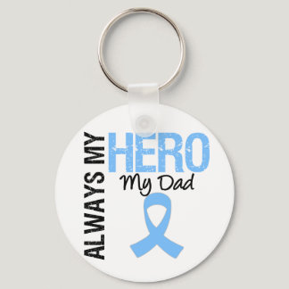 Prostate Cancer Always My Hero My Dad Keychain