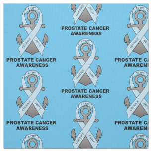 Prostate Cancer Anchor of Hope Fabric