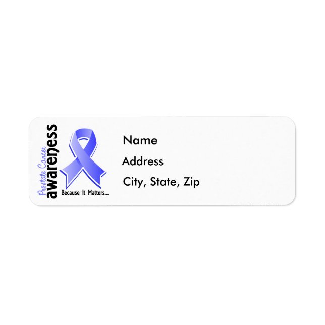 Prostate Cancer Awareness 5 Label (Front)