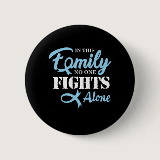 Prostate Cancer Awareness Fight Cancer Ribbon T-Sh Button