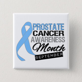 Prostate Cancer Awareness Month Draped Ribbon Pinback Button